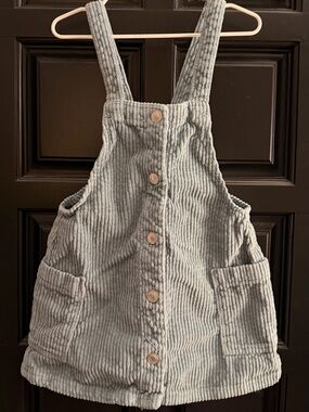 Kid 2-3T Zara blue corduroy overall dress